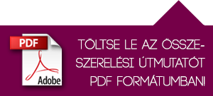 Töltse le az összeszerelési útmutatót PDF formátumban! - 7201.hu